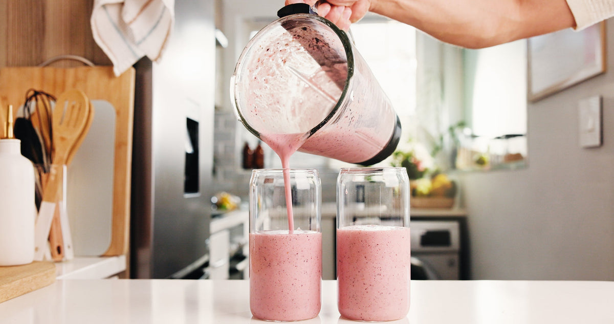A person prepares a protein shake. Do protein shakes help after surgery? Yes — but the type, timing, and amount matter. See what to look for and how much protein you actually need.