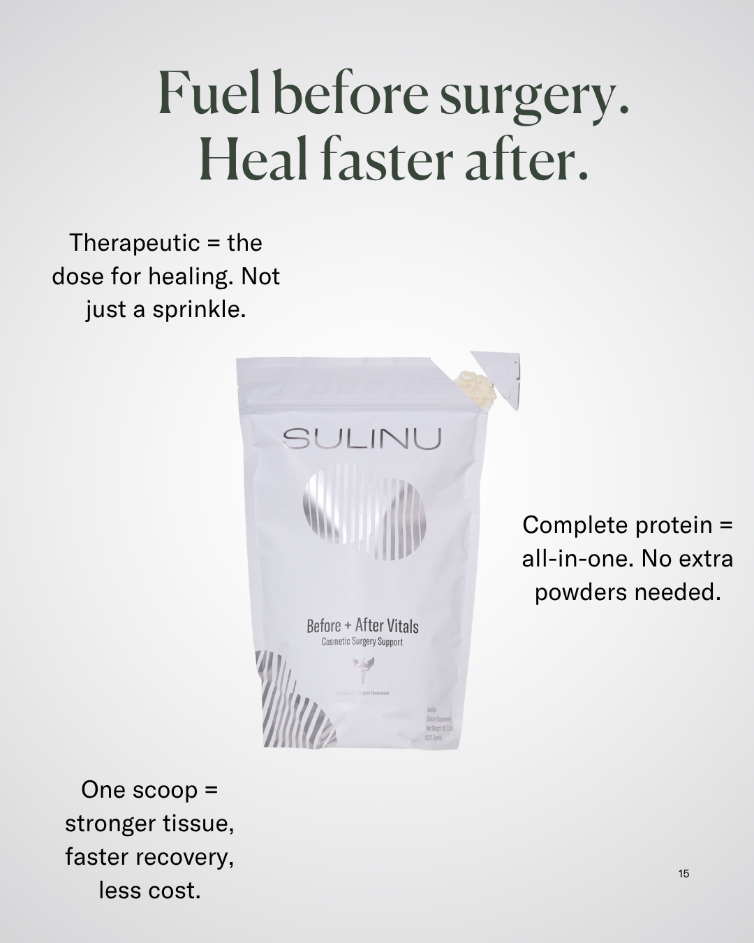 Before + After Vitals - NutriSurgical Vitamin Powder