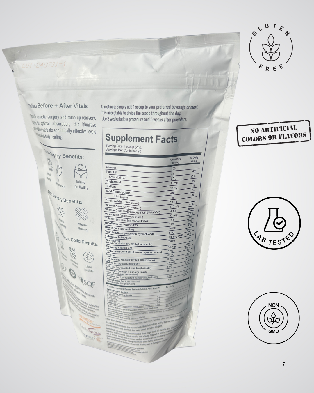 Before + After Vitals - NutriSurgical Vitamin Powder